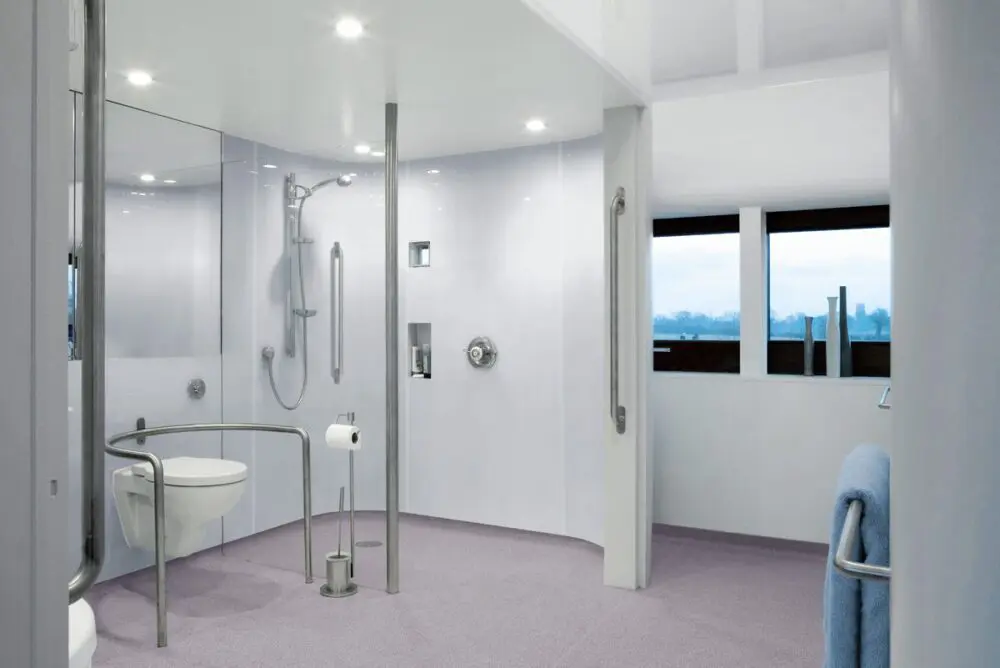 Large Wet Room With Anti Slip Flooring