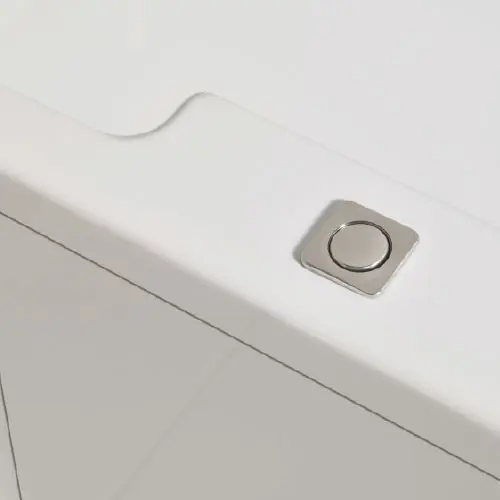 Lenis push button door locking mechanism