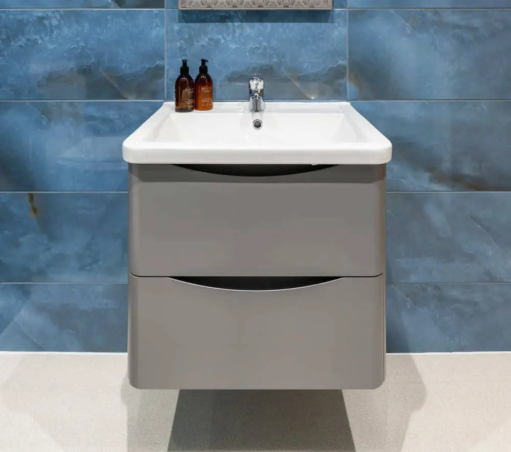 Wall mounted sink unit