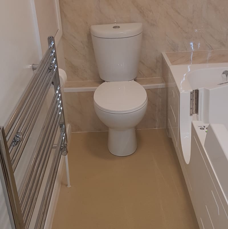 New arthritis friendly bathroom