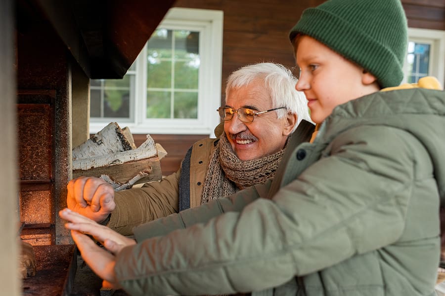 Bigstock Happy Senior Man And His Grand 403814165