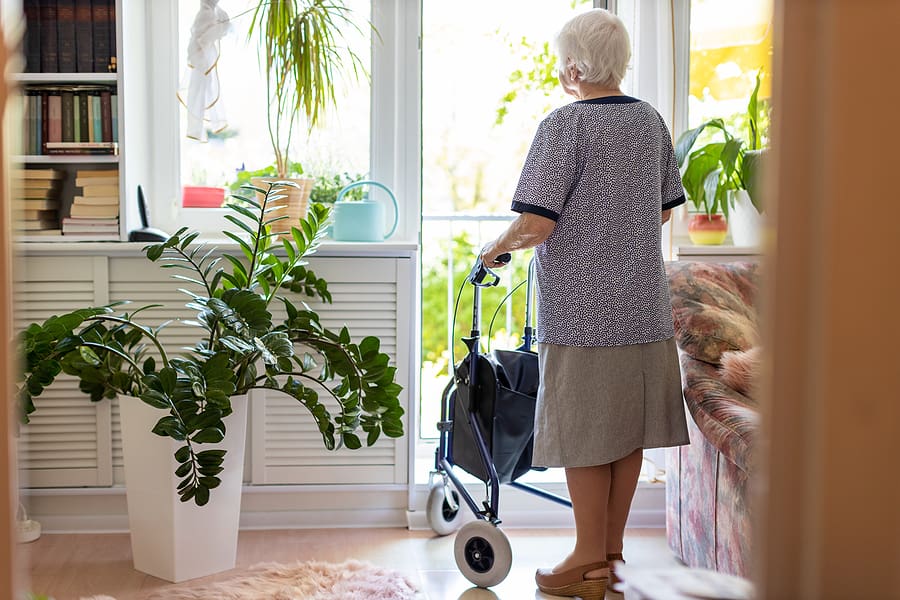 Bigstock Rear View Of A Senior Woman Wi 371043790