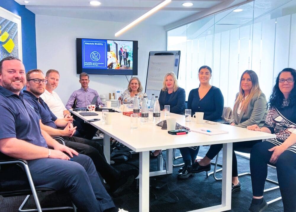 Photo from an inclusive design workshop our team attended with the excellent Proudlock Associates