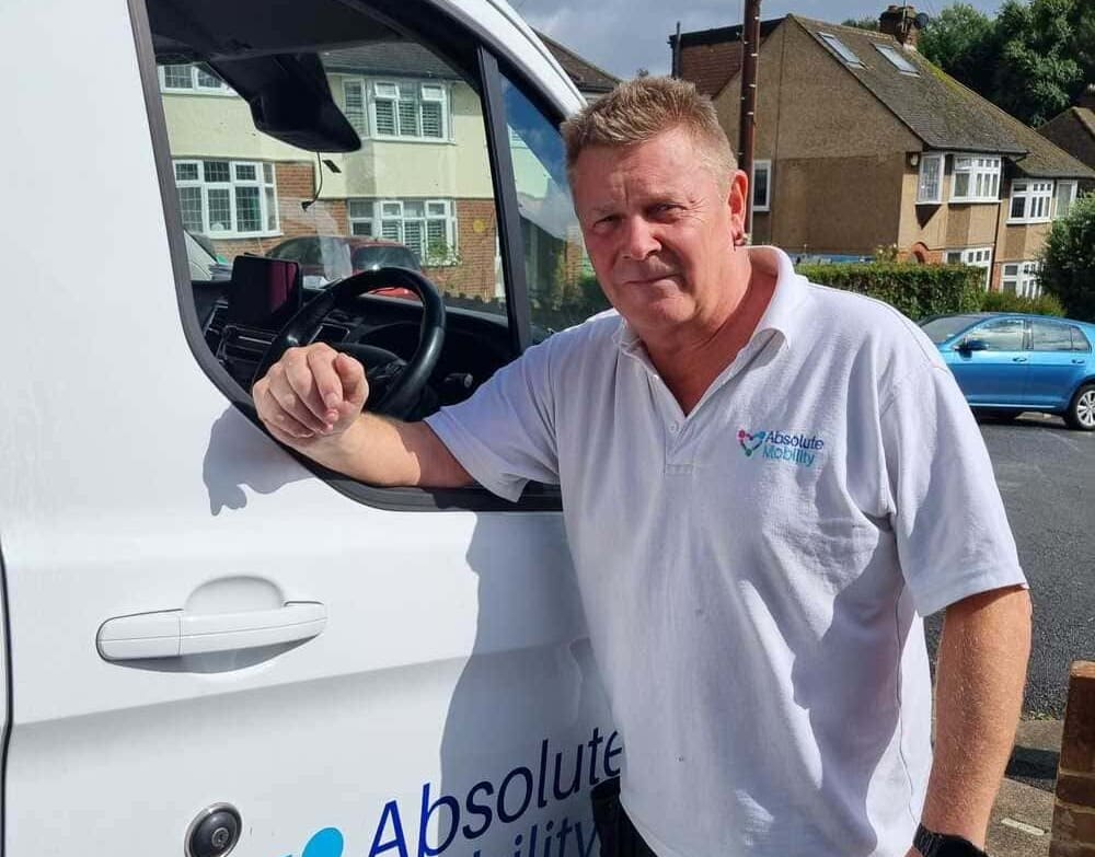 Absolute Mobility Bathroom Fitter Next To Van (1)