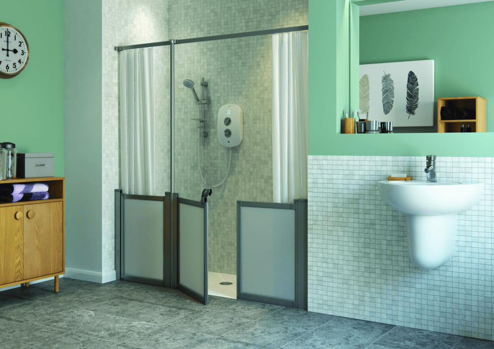 Level access shower