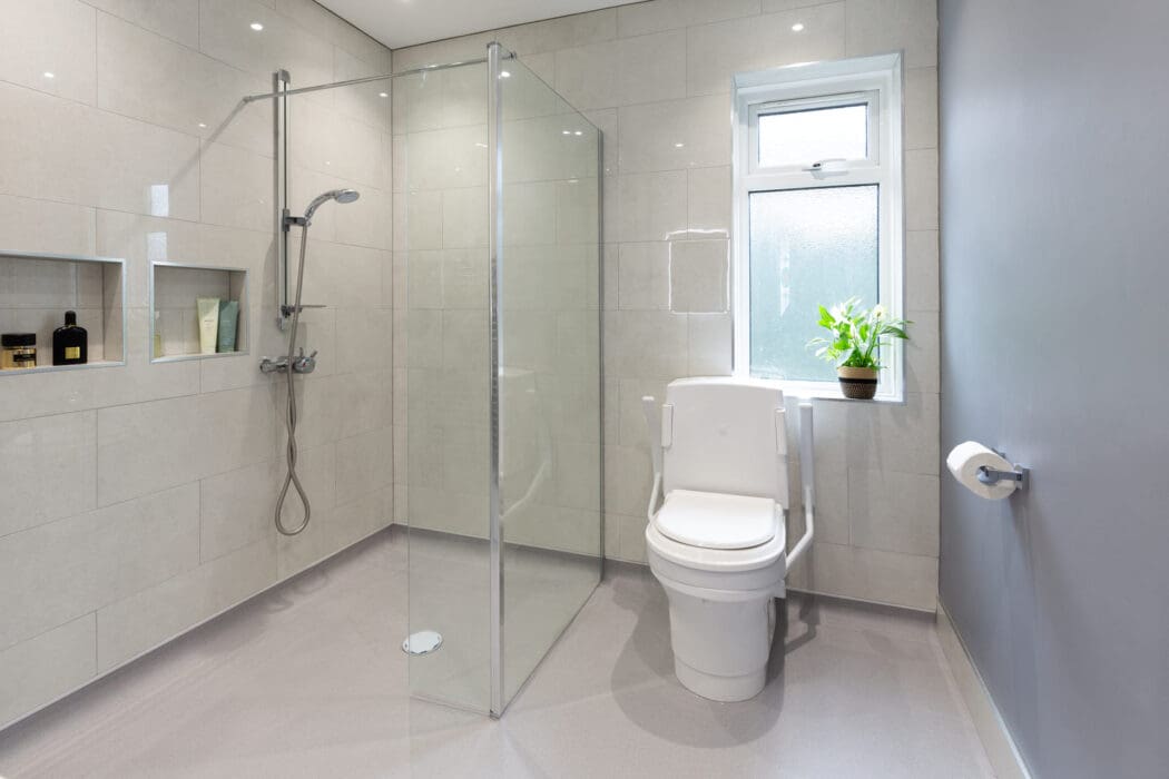 Wet Room With Accessible Toilet And Shower (1)